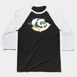 A sleeping Panda Baseball T-Shirt